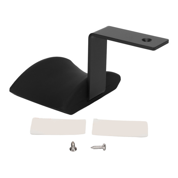 Headset Hanger Metal Z Shaped Adhesive Universal Table Headphone Holder Stand for Sennheiser 202 II HD598 HD 650 HD700 Black