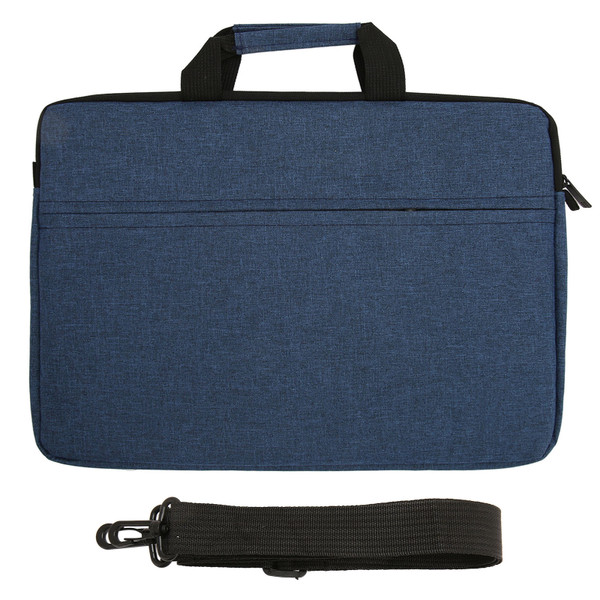 15.6Inch Laptop Sleeve Waterproof Polyester Laptop Case Portable Notebook Protective Case for Travel Business Trip Dark Blue