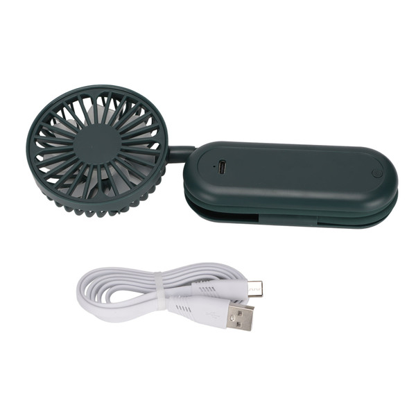 Mini Fan Portable Flexible Winding Rechargeable Desk Handheld Small Fan for Travel Outdoor Indoor