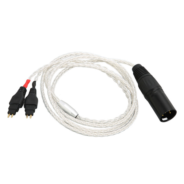 XLR 4 Pin Male Headphone Cable 3.9ft Left and Right Channel Headphone Cable for Sennheiser HD580 HD600 HD650 HD25 HD545