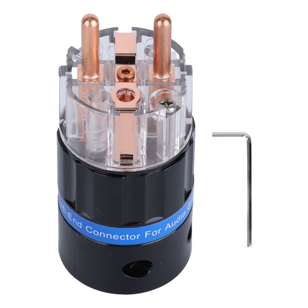 Monosaudio IEC Connector Plug Pure Copper AC Power Cord Connector for Professional AudioVisual Appliances (E105 )
