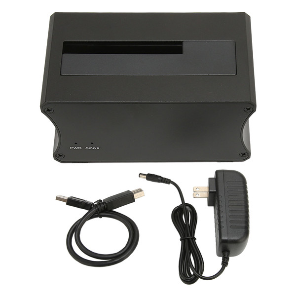 HDD Docking Station USB3.0 5Gbps Multifunction SSD Docking Station SSD Dock for 2.5in 3.5in HDD SSD 110‑240V for Windows US Plug