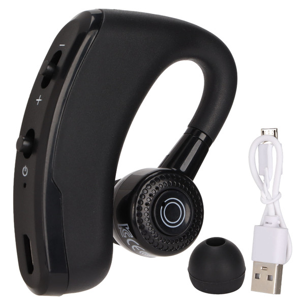 V9 Single Ear Bluetooth Earphone Wireless Ear Hook Earphone Sports Driving Business Earphone
