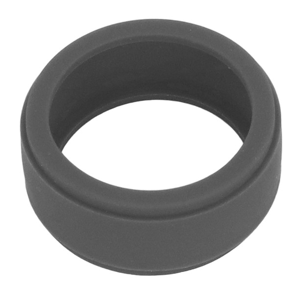 Smart Ring Cover Soft Skin Friendly Elastic Scratch Proof Silicone Ring Protector for Men Women Dark Gray S for Size 6 7 8 9 10