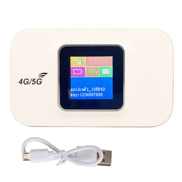 4G WiFi Router 150Mbps Micro SIM Card Slot 10 Devices Support LCD Display Mobile WiFi Hotspot for Laptop Phone Computer