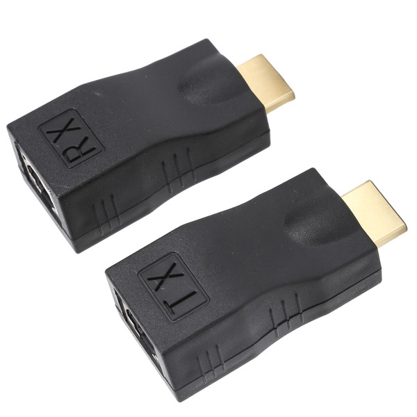 High Definition Multimedia Interface to RJ45 Adapter Extender Network Connector Cat5e Cat6
