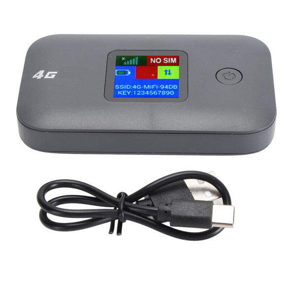 4G WiFi Mobile Hotspot 300Mbps Connects Up to 10 Devices 3000mAh USB Powered WPA WPA2 WiFi Encryption European Asian Edition
