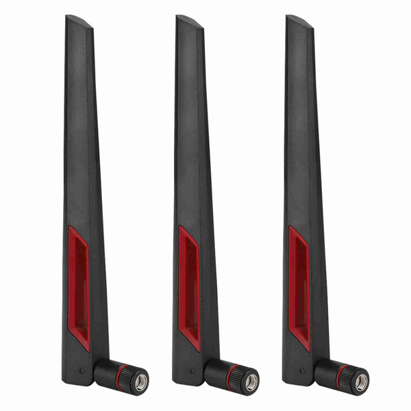 3PCS 2.4G/5.8G Dual Band SMA 8DBi High Gain Router Antenna for ASUS AC68U / AC88U / AC66U