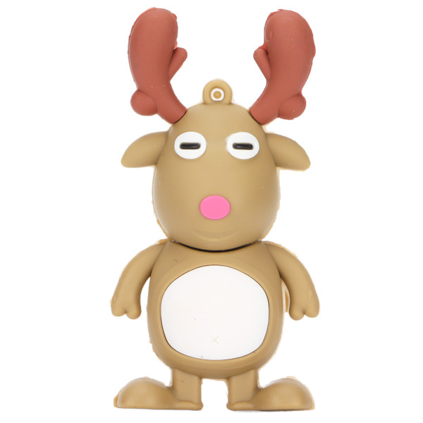 USB Flash Drive Lightweight Portable Safe Reliable Exquisite PVC Christmas USB Flash Drive8G