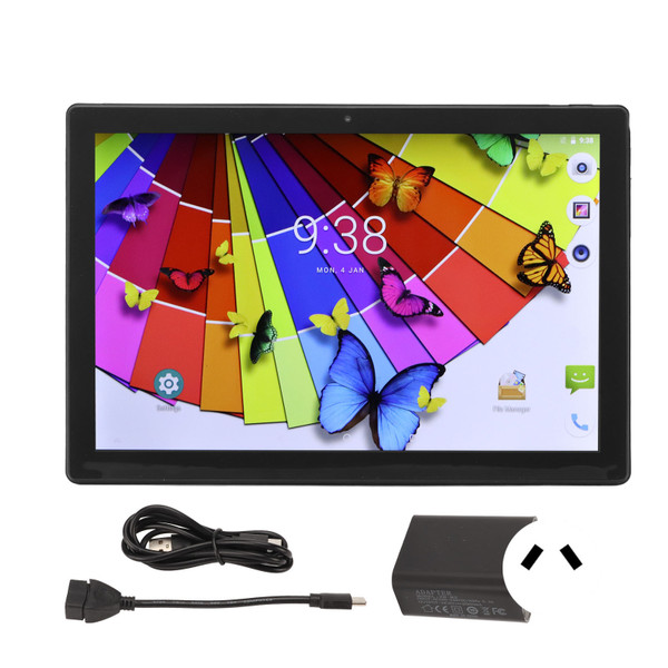 10.1 Inch Tablet 8G RAM 256G ROM 1080x1920 MT6753 Octa Core 5G WiFi Tablet for Android 10 100‑240V AU Plug