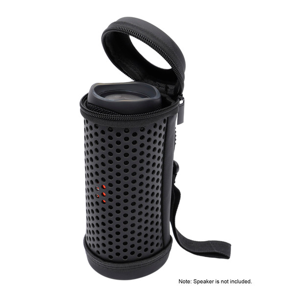 Protective Case Cover Compatible with JBL Flip 5 Speaker Carrying Bag Hollow Hard Case Travel Storage Pouch with Portable Wrist Strap Climbing Hook