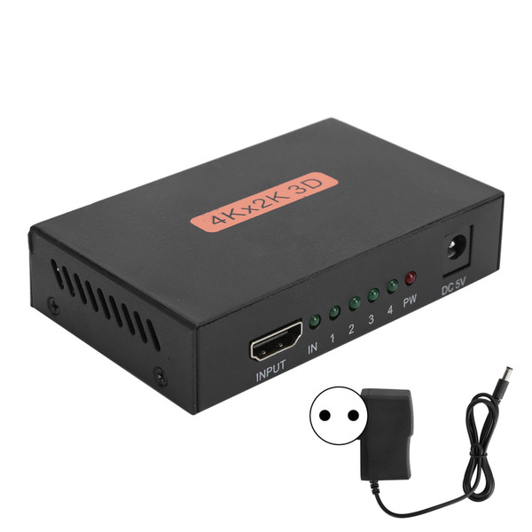 HighDefinition Multimedia Interface Splitter 4Kx2K Monitor Splitter Video Adapter Wide Voltage
