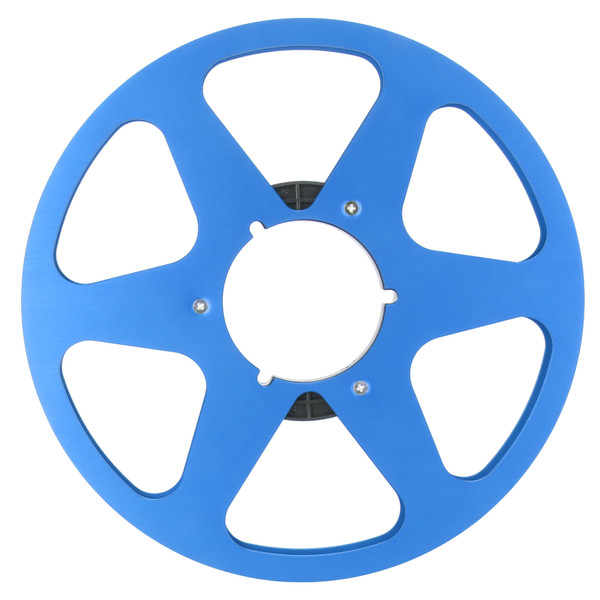 1/4 10.5 Inch Empty Tape Reel Aluminum Alloy 6 Hole Universal Opening Machine Part Empty Takeup Reel for REVOX Studer Blue