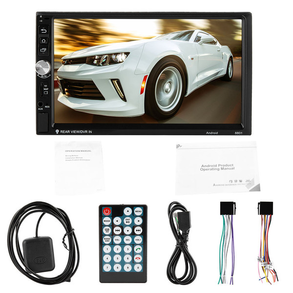 7 Inch Quad-core High Definition Screen Double Spindle Car MP5-8801 for Android 7.1 Navigator