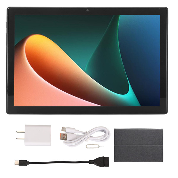 2 in 1 10.1 Inch Tablets for Android 12 4G Network 8 Core Professor 8G RAM 256G ROM Tablet Laptop with Protective Case US Plug