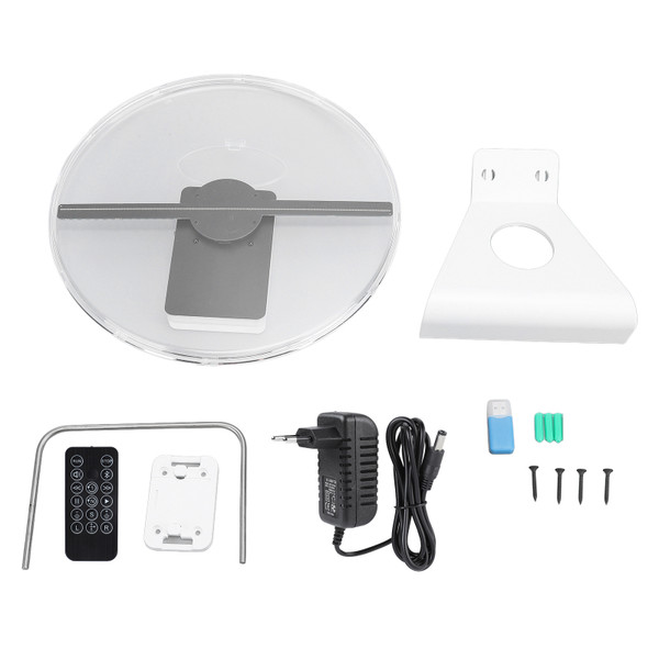 11.8 Inch 3D Hologram Fan 1080x512 Hologram Fan Projector with Cover for Android for Business Store Holiday Event Display