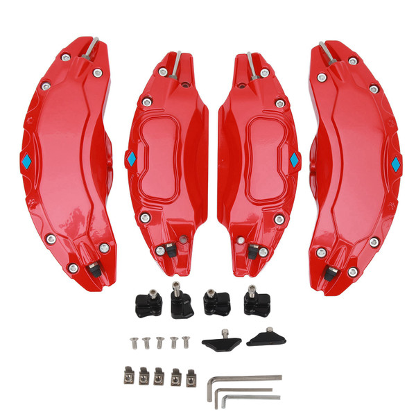 4 Pcs 19in 20in Wheel Hub Caliper Covers Aluminium Alloy Disc Brake Caliper Guard Protector Cover Replacement for Model Y
