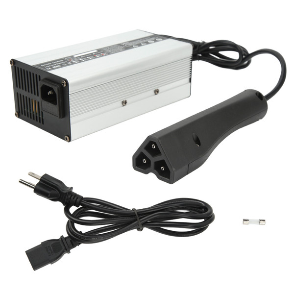 48V 6A Golf Cart Battery Charger Smart Charging RVX Plug Battery Protection Charger Replacement for E‑Z‑GO