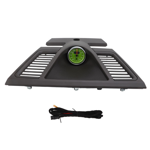 Dashboard Clock Display Surround Trim 970 552 151 01 6W0 with Green Stopwatch Replacement for Panamera 2010‑2016 Agate Grey