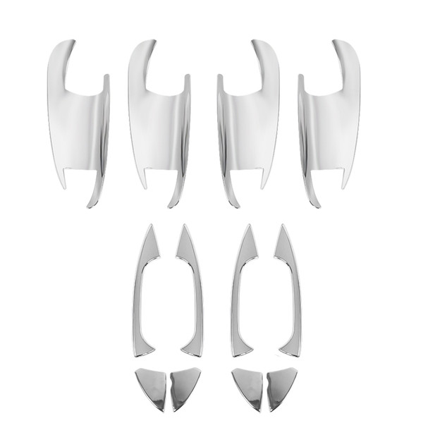 Exterior Door Handle &amp; Door Bowl Frame Cover Trim for Mercedes Benz A B C E Class 08‑14
