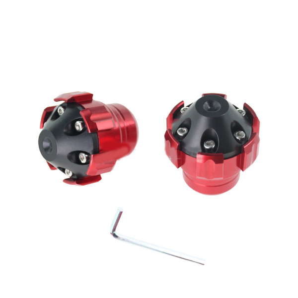 Front Fork Frame Slider Aluminium Alloy Rustproof Wheel Crash Protector for Niu TechnologiesRED