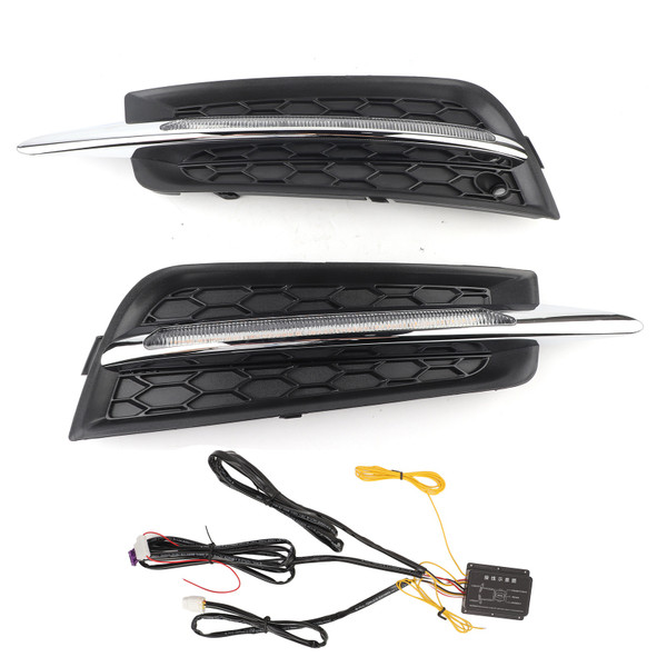 Car LED Daytime Running Lights Fog Lamp Fits for Chevrolet Cruze 2009‑2013