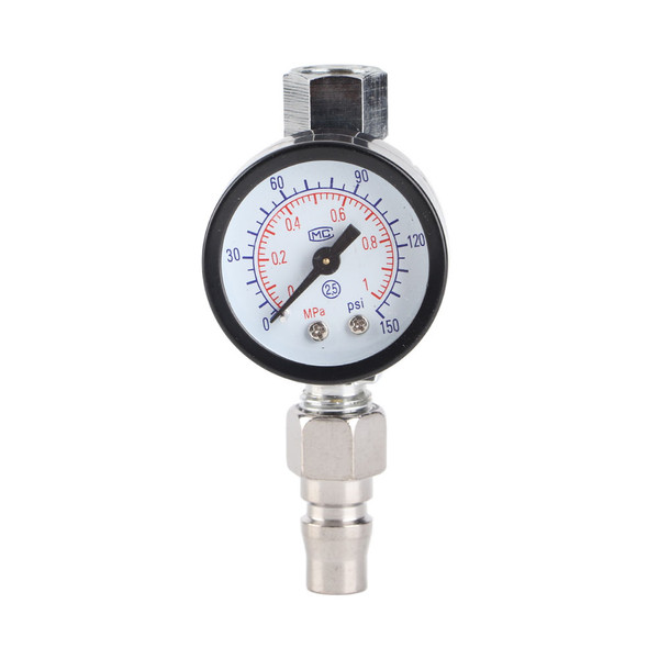 Mini Adjustable Spray Gun Air Regulator With Pressure Gauge Diaphragm Control Auto Paint
