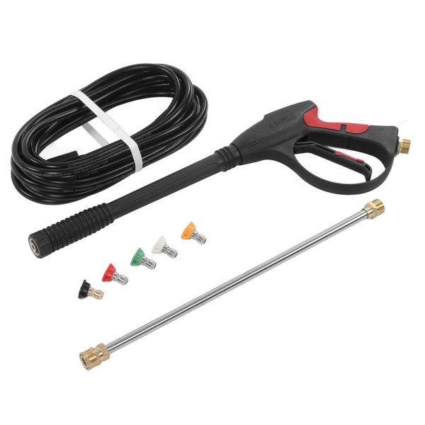 Car High Pressure Washer 4000PSI Portable Power Cleaner with Extension Wand 5 Nozzle Tips for Auto