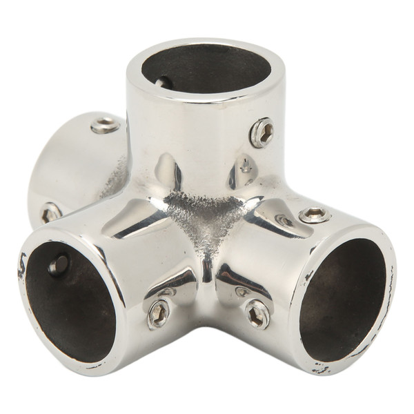 Hand Rail Fittings 4 Way 90 Degree 316 Stainless Steel 4 Angle Handrail Accessory