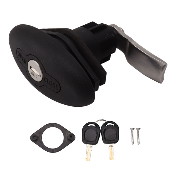 32mm RV Toolbox Locks Black Waterproof Shockproof Superior Seal RV Cabin Lock for RV Boat Yachts Trailer