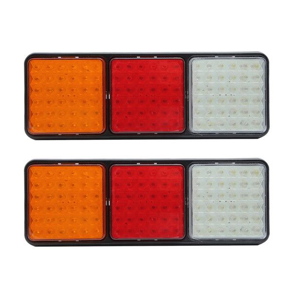 2pcs Car Truck Taillight Rear Light Lamp 60LED High Brightness IP67 Waterproof