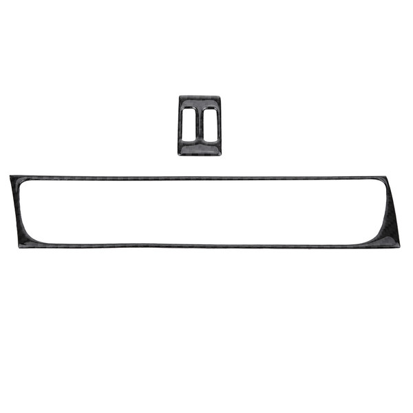 Carbon Fiber Console Air Conditioning Outlet Vent Frame Cover Trim for Audi A4 (B8) 2007-2016