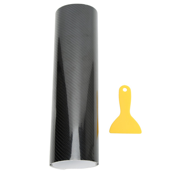 30x200cm 5D Carbon Fiber Style Wrapping Film High Gloss Bubble Free Automotive Decorative DIY Decals