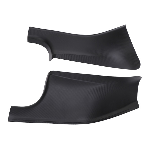 2Pcs Car Door Sill Guard Carbon Grain Door Sill Scuff Plate Protector Sticker Replacement for Tesla Model Y 2021‑2024 Rear