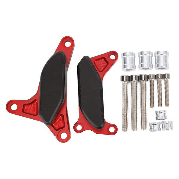 Motorcycle Engine Stator Slider Anti Crash Frame Guard Replacement for Yamaha FZ1 FZ8 FAZER(Red )