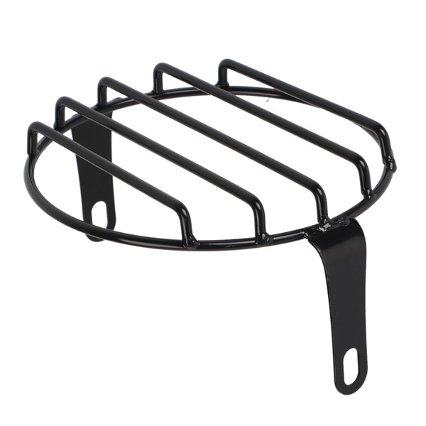 6.5in Motorcycle Headlight Grill Cover Guard Universal for Cruisers Choppers Cafe Racers