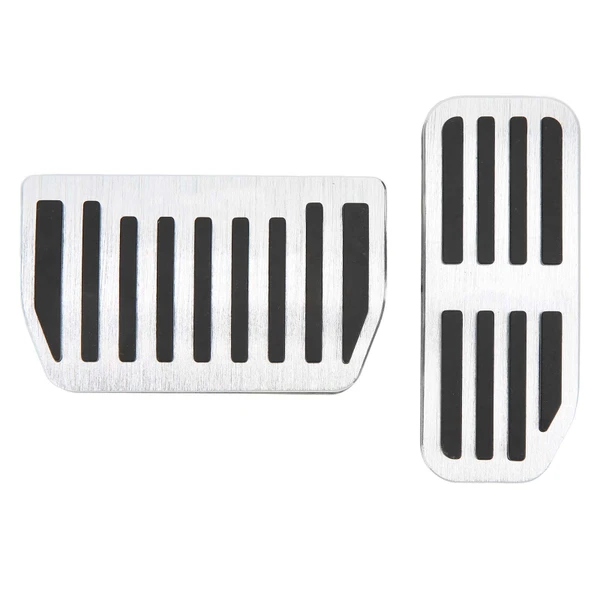 Brake Accelerator Foot Pedal Set Non Slip Aluminum Alloy Replacement for Jaguar F E I PACE XE XF