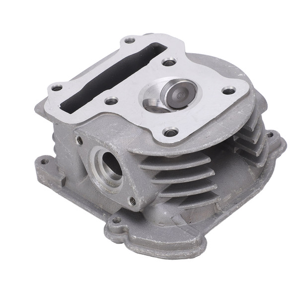 Motorcycle Cylinder Head Assembly Steel Alloy Replacement for GY6‑50/60/80CC Engine ATV UTV