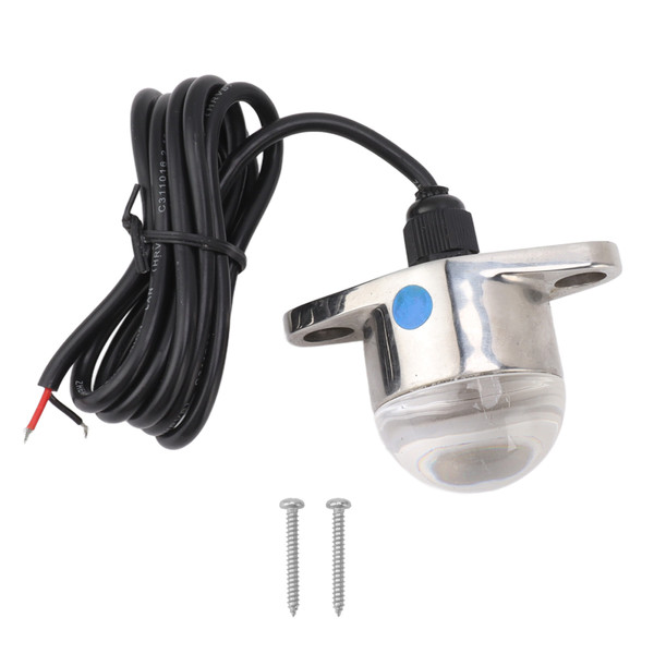 12V LED Bow Navigation Lights IP68 Stainless Steel Boat Marine Underwater Light for Ships Swimming Pools Fountain Blue Light