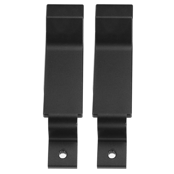 2pcs Car Interior Door Handle Black Aluminum Alloy Replacement for Land Rover Defender 90 110 130 2004‑2018