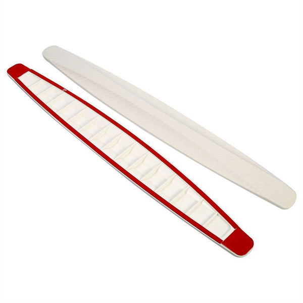 2Pcs Carbon Fiber Style Front&amp;Rear Bumper Protector Corner Guard Scratch Sticker White