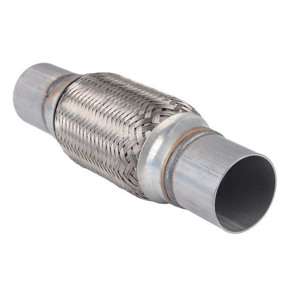 Car Exhaust Pipe 50 X 250mm Welding Free Stainless Steel Soft Pipe Noise Shake Resistant Braiding Flexible Hose