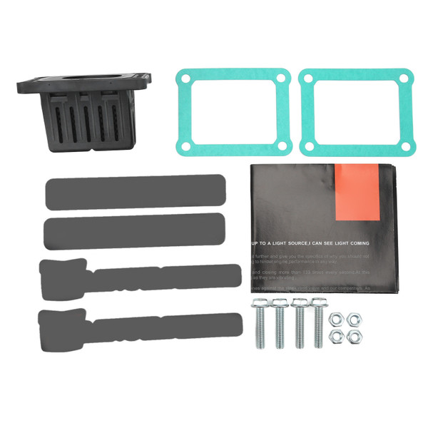 Reed Cage Valve V4R01D Motorcycle Reed Block Valve System Kits High Airflow for CR125R 1987‑2002