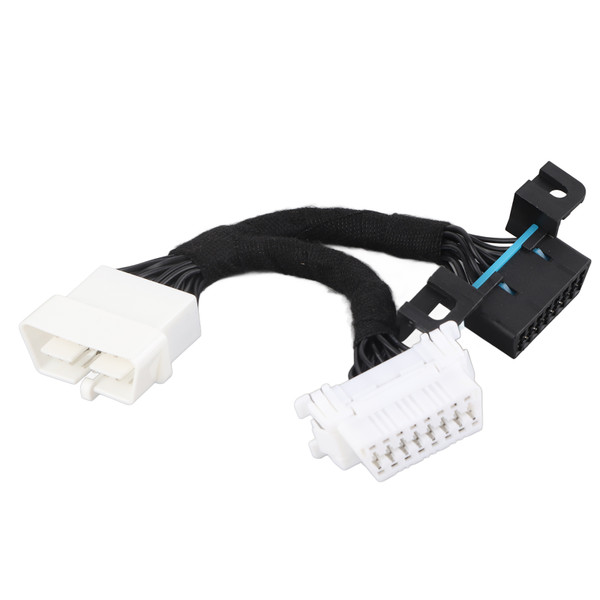 16 Pin Splitter OBD2 Male to Female Extension Cable OBD Adapter 0.5m/1.64ft ABS 12‑24V