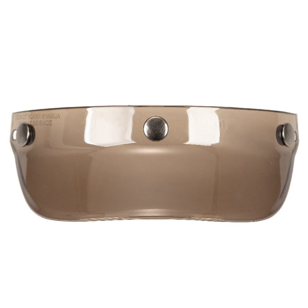Universal 3 Snap-Button Visor Flip Up Wind  for Open Face Motorcycle Helmet