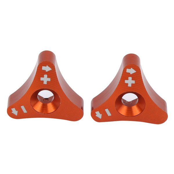 Front Shock Absorber Bolt Adjustable Fork Knob Replacement for 250EXC 250EXCF 250SX 250SXF 250XC(Orange )