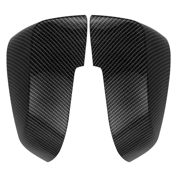 Car Modification Carbon Fiber Color Mirror Cover Rearview Wing Mirror Housing Fit for 5 Series
