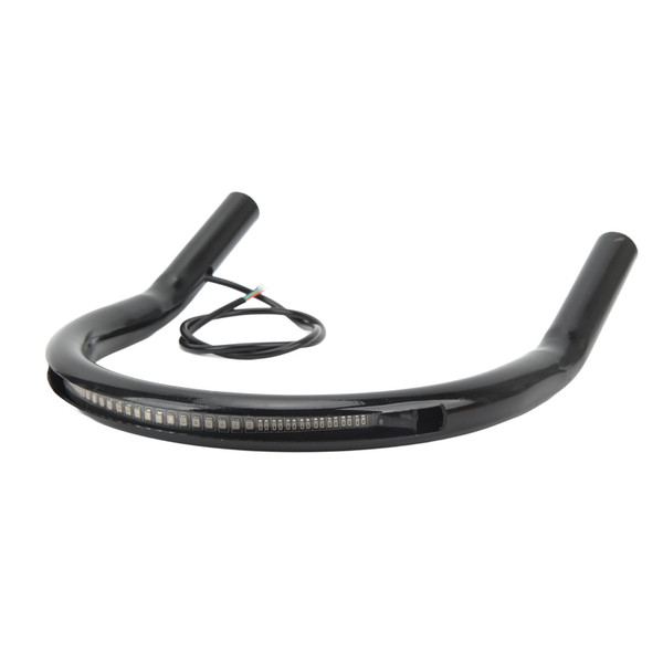 Motorcycle Rear Seat Frame Hoop Loop with LED Turn Signal Brake Light Replacement for Suzuki GS 550 650 750 850 1100 210mm/8.27in
