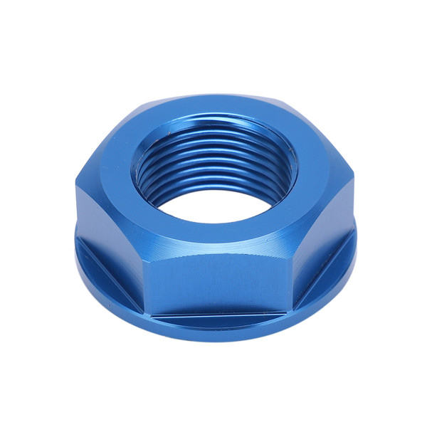 Motorcycle Rear Wheel Axle Nut M20xP1.5 Aluminum Replacement for Yamaha YZ125/YZ250 1999‑2021Blue