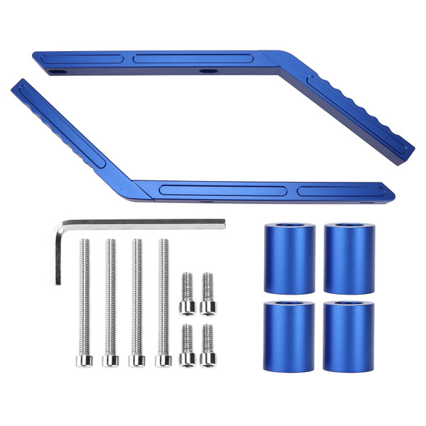 Car Road Rear Grab Handle Aluminum Alloy Replacement for Jeep Wrangler JK 2007‑2018Blue